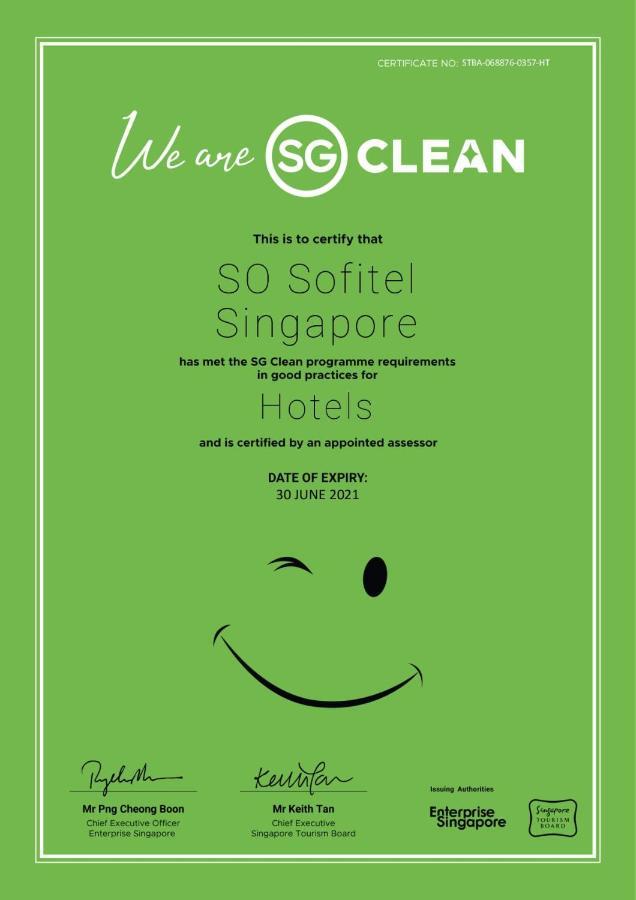 So Sofitel Singapore Singapura Exterior foto